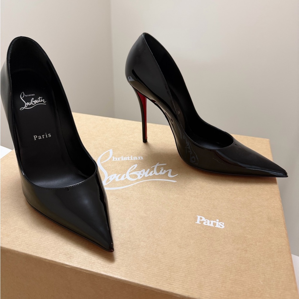 Christian Louboutin Glossy Black Heels